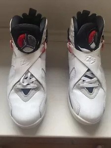 Nike Air Jordan 8 Retro Bugs Bunny 2013 Men’s Size 9 White/Red 305381-103. - Picture 1 of 7