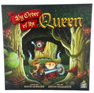By Order Of The Queen Board Game Junk Spirit Unplayed Box Damage Cards Mint - Picture 1 of 18
