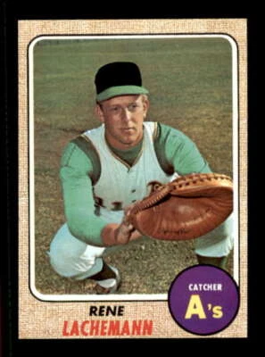 1968 Topps #422 Rene Lachemann EXMT/EXMT+ Athletics 564574 - Image 1 of 2