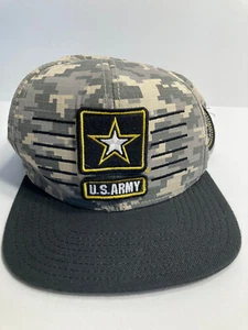 US Army Cap Hat Digital Desert Camo 100% Cotton "This We'll Defend" Snapback - Picture 1 of 21