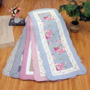 shabby cotton quilted door floor mat rug runner sofa couch anti-slip 50x135cm nr - Picture 1 of 40