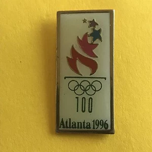 Pin de los Juegos Olímpicos de Verano de Atlanta 1996 (blanco) - Imagen 1 de 4