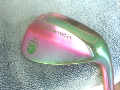 Bombtech Golf  Grenade 52° GW Gap Wedge Stepped Steel Wedge Flex "EXCELLENT" - Image 1 of 4