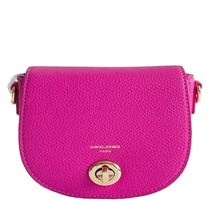 David Jones Fuchsia Pink Flapover Small Crossbody Shoulder Bag - New With Tags - Picture 1 of 8