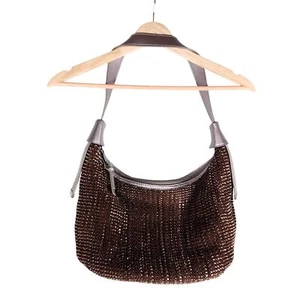 Borsa donna Sondra Roberts bronzo metallizzato tracolla glamcore vintage atmosfera - Foto 1 di 9