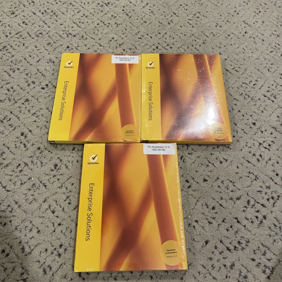 Lot of 3 Symantec PCanywhere 12.5  Enterprise Edition NIB NOS Free Shipping - Image 1 of 4