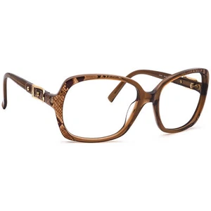 Gafas de sol Jimmy Choo marco solo Lela/S YO9 JD marrón/cuadrado serpiente Italia 57 mm - Imagen 1 de 6