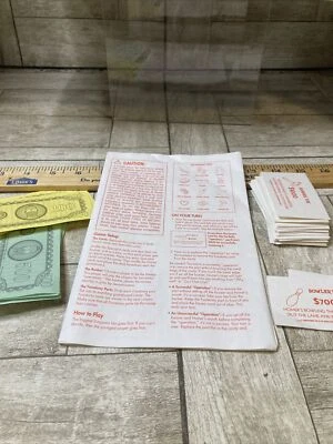 Simpsons Operation Game 2005 Replacement Parts Pieces Money Cards Instructions - Image 1 of 4