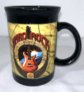 RARE Hard Rock Cafe 3d Raised Ceramic Collectible Coffee Mug - Picture 1 of 9