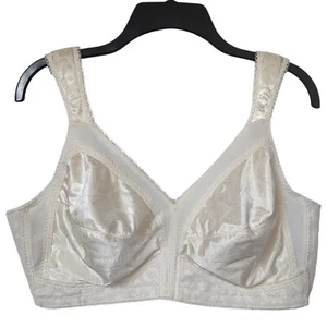 42C Underscore Wireless Bra Full Coverage Back Closure Retro Classic Style - Picture 1 of 9