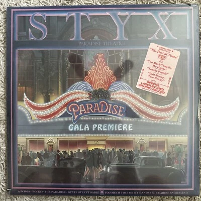 STYX lp PARADISE THEATRE Original 1980 STILL SEALED HYPE STICKER NM- - Image 1 of 2