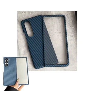 Funda Textura Fibra Carbono con Protector de Pantalla para Samsung Galaxy Z Plegable 6/5/4 - Imagen 1 de 15