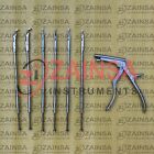 Spine Surgery Rongeur Straight and Angled Interlaminar Spine Endoscopic Set 18cm