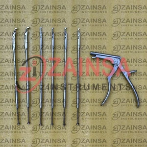 Spine Surgery Rongeur Straight and Angled Interlaminar Spine Endoscopic Set 18cm - Picture 1 of 8
