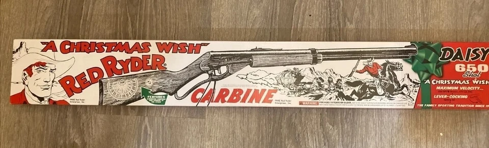 DAISY RED RYDER CARBINE A Christmas Wish BB GUN 350 FPS Lever Cocking— Air Gun