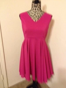 ANGELTYE - PINK AND ORANGE DRESS - L - Picture 1 of 2