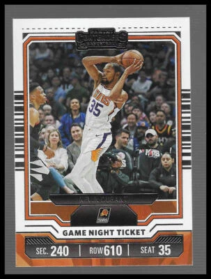 2023-24 Panini Contenders - Season Ticket #18 Kevin Durant Game Night Ticket - Image 1 of 2
