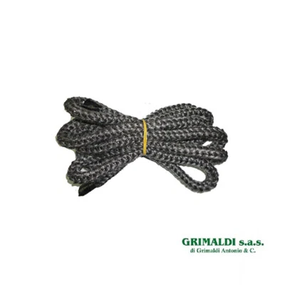 GUARNIZIONE NERA SENZA ANIMA PER STUFA A PELLET LUNGHEZZA 2.5 m Ø 10 mm