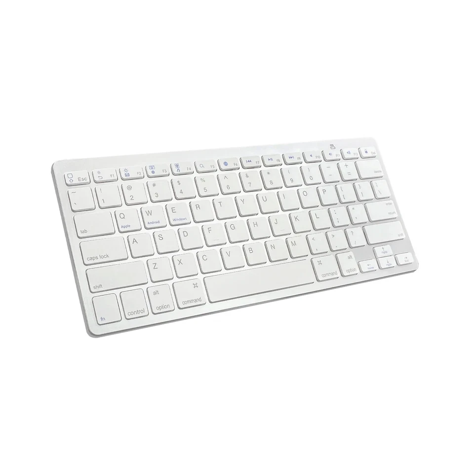 English Language Ultra-Thin Wireless Keyboard 78-key Layout for PC& Tablet - Image 1 of 4