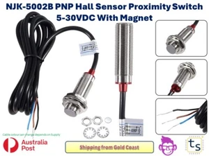 NJK-5002B PNP Hall Sensor Proximity Switch DC5-30V Inductive Magnetic Switch - Picture 1 of 5
