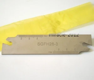 SGFH26-3 SGFH326 3mm Part Off Blade Grooving Cut Off Plate Tool holder CNC Lathe - Picture 1 of 5