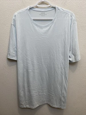 Новый Vince 2XL мужской светло-синий футболка ворота короткий рукав новый с Ярлыками $88 - Изображение 1 из 4