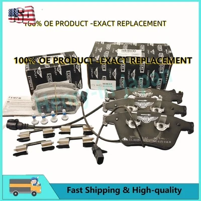 OEM Front Rear Brake Pad Kit For Bentley Continental Gt, Gtc, & Flying Spur - Image 1 of 4