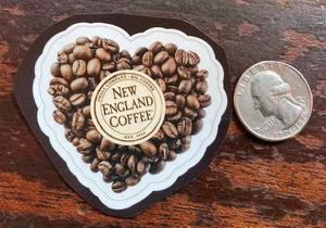 New England Coffee Co. AUFKLEBER - Kaffeeröstung - Java - Espresso Französisch USA - Bild 1 von 1
