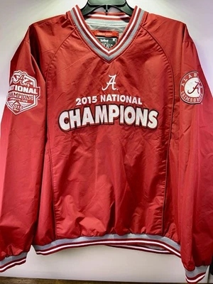 Pullover Alabama Crimson Tide 2015 Campeones Nacionales Hombre XL Fútbol NCAA Foto 1 de 4