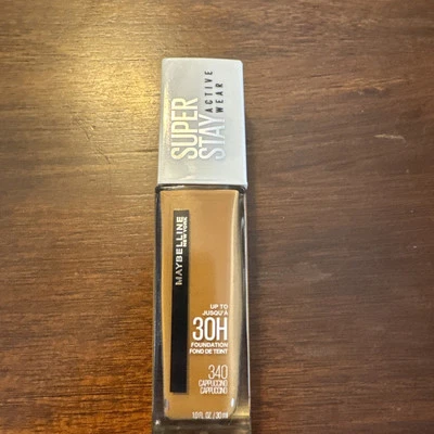 Maybelline Super Stay Foundation, Cappuccino 340, 1 fl oz. New! - Image 1 of 2