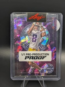 2024 Leaf Pro Set MALIK NABERS Purple Ice - Pre-Production Proof 1/1 One of One - Picture 1 of 2