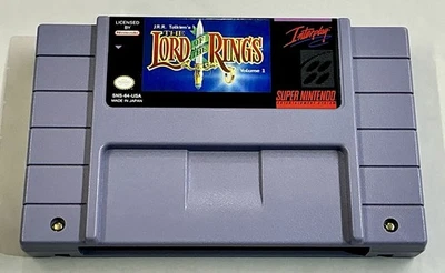 The Lord of the Rings: Volume 1 (SNES, 1994) Authentic - Tested - Clean Shape - Image 1 of 4