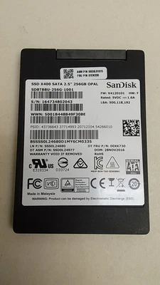 SanDisk SD8TB8U-256G X400 256 GB 2.5" SATA III Solid State Drive - Image 1 of 3