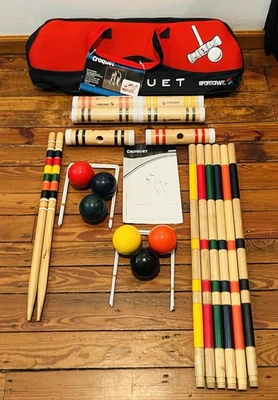 SPORTCRAFT 6-Player Croquet Set with Portable Travel Case Complete Set 2007 - Image 1 of 4