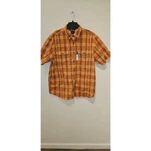 Carhartt Rugged Flex Plaid Shirt Men's XL Short Sleeve Button Up NWT Work Casual - Picture 1 of 3