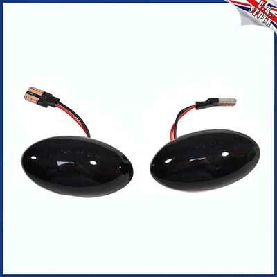 2x Luci di posizione laterali LED fumè per Mini Cooper R50 R52 R53 Hatchback 2002-2008 - Immagine 1 di 4