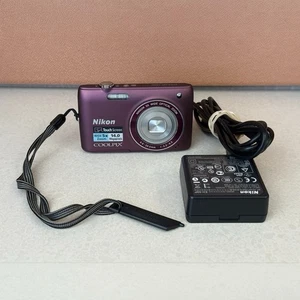 Nikon Coolpix S4100 14MP Digital Camera 5x NIKKOR Wide-Angle Optical Zoom Lens - Picture 1 of 11