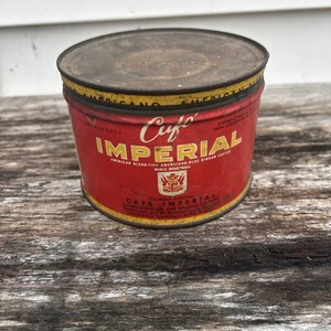 Vintage American Blended Imperial Coffee Can-Tin With Lid,  1 lb can - Picture 1 of 5