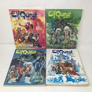ElfQuest Books 1-4 Graphic Novels - Wendy & Richard Pini (Starblaze Editions) - Picture 1 of 8