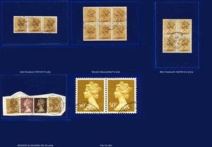 1980 SG X992 50p Ockerbraun FU-GU alle abgebildet Auswahl aus 5 Artikeln kbah - Bild 1 von 10