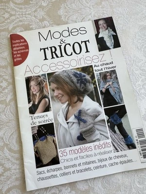Modes & Tricot French Knitting Accessory Magazine Dec 2010 Jan 2011 - Image 1 of 4