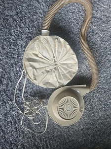 GENERAL ELECTRIC HD-21 PORTABLE Deluxe HAIR DRYER Bouffant Bonnet Vintage WORKS! - Picture 1 of 12