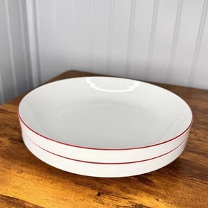 2 platos de ensalada sopa vintage Melitta Frisia Alemania Life 5112 edición roja RARO MCM - Imagen 1 de 9