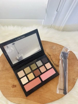 Lancôme Eye Shadow and Blush Powder Makeup 12-pc Palette 0.56oz/16g - GLOW - New - Image 1 of 4
