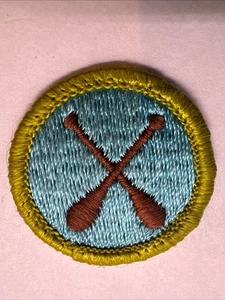 Distintivo merito canoa BSA tipo H 1972 - 2002 retro in plastica - Foto 1 di 1