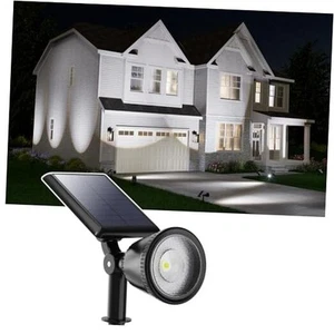 Solar Powered Sunset Spotlight Outdoor Waterproof Spot LED 1 Pack Cool White - Picture 1 of 7