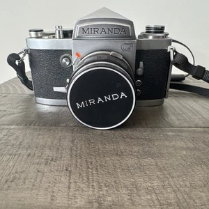 Cámara fotográfica Miranda G SLR 35 mm de colección f1,9 50 mm lente Miranda automática y cubierta-sin probar - Imagen 1 de 5