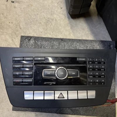 Receptor de rádio navegação 12-14 Mercedes W204 C250 C300 C350 CD player unidade principal - Imagem 1 de 4