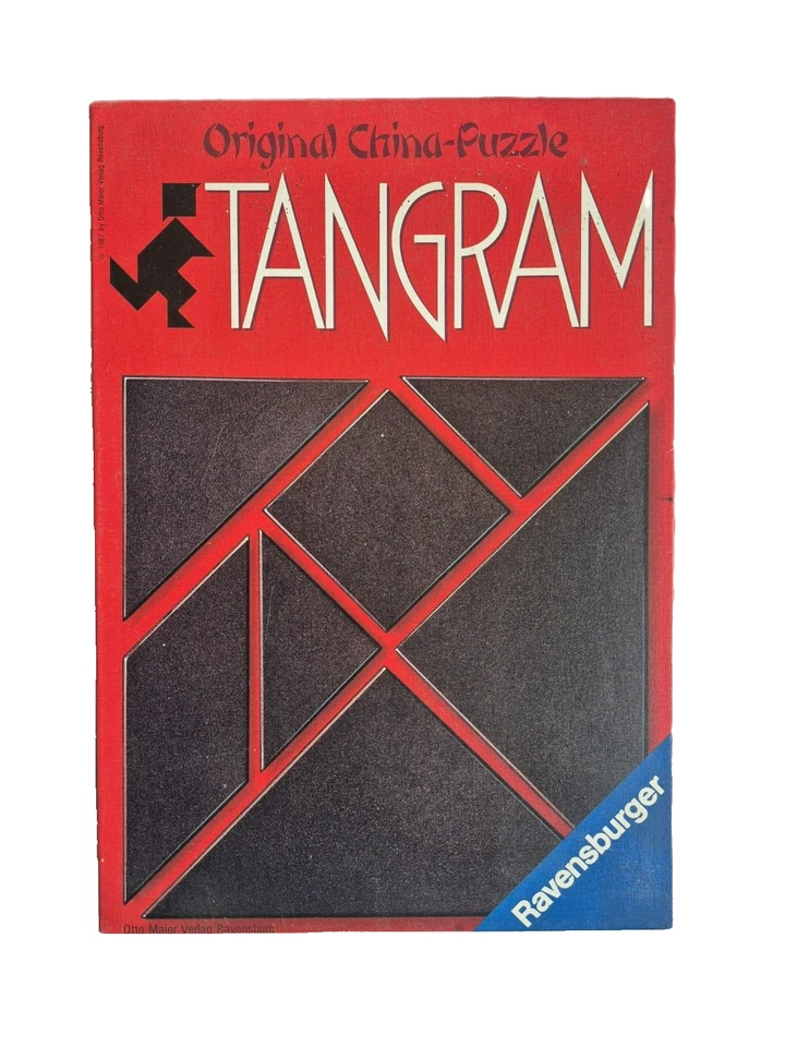Tangram - Ravensburger 1987 - Original China-Puzzle - Kleine Version TOP Zustand - Bild 1 von 3