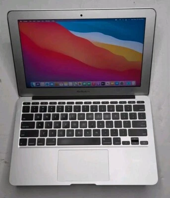 Apple MacBook Air (11" Mid 2013) Core i5 1.30GHz 4GB RAM 128GB SSD macOS Big Sur - Image 1 of 4